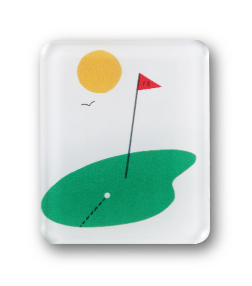 GOLF GREEN MAGNET